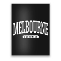 College Style Melbourne Australia Souvenir Gift Poster