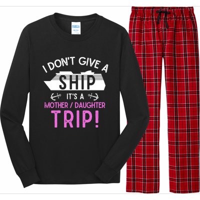 Cruise Ship Mother And Daughter Trip Gift Long Sleeve Pajama Set