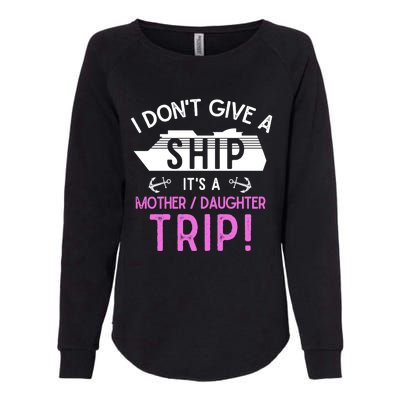 Cruise Ship Mother And Daughter Trip Gift Womens California Wash Sweatshirt