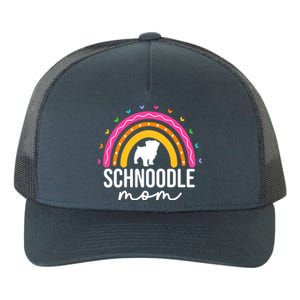 Cute Schnoodle Mom Schnoodle Dog Lover Mom Rainbow Gift Yupoong Adult 5-Panel Trucker Hat