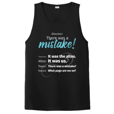 Choir Singing Music There Was A Mistake PosiCharge Competitor Tank