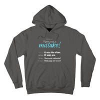 Choir Singing Music There Was A Mistake Tall Hoodie