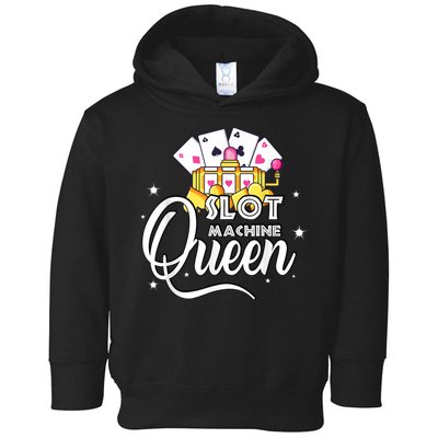 Cute Slot Machine Queen Funny Casino Gambling Toddler Hoodie