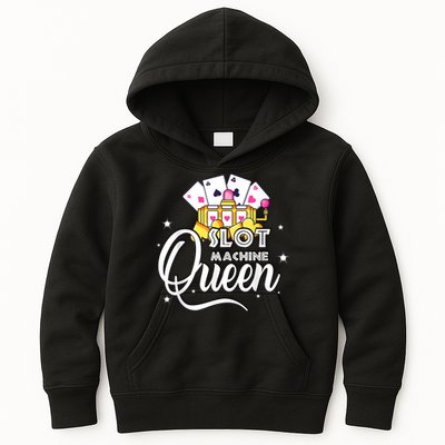 Cute Slot Machine Queen Funny Casino Gambling Kids Hoodie