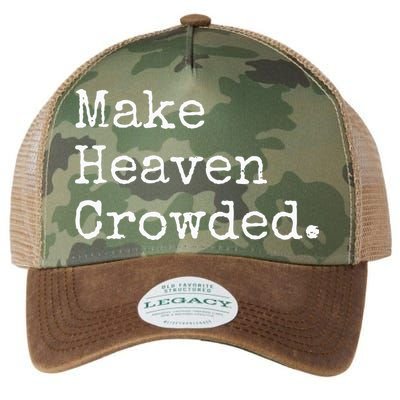 Christian Streetwear Make Heaven Crowded Legacy Tie Dye Trucker Hat