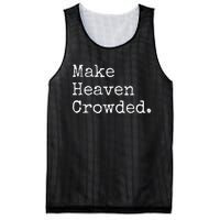 Christian Streetwear Make Heaven Crowded Mesh Reversible Basketball Jersey Tank