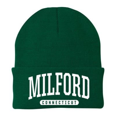 College Style Milford Connecticut Souvenir Gift Knit Cap Winter Beanie