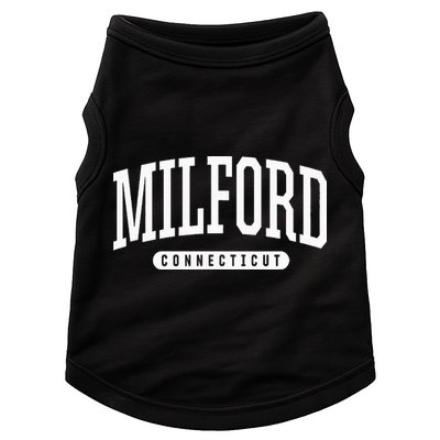 College Style Milford Connecticut Souvenir Gift Doggie Tank