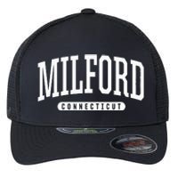 College Style Milford Connecticut Souvenir Gift Flexfit Unipanel Trucker Cap