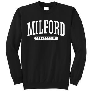 College Style Milford Connecticut Souvenir Gift Sweatshirt