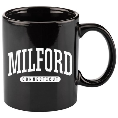 College Style Milford Connecticut Souvenir Gift 11oz C Handle Ceramic Mug