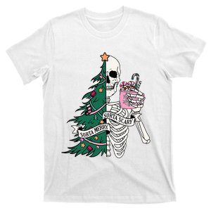 Christmas Sorta Merry Sorta Scary Skeleton Xmas Tree T-Shirt