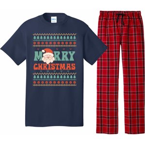 Cute Santa Merry Christmas Pajama Set