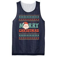 Cute Santa Merry Christmas Mesh Reversible Basketball Jersey Tank