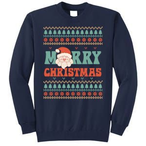 Cute Santa Merry Christmas Tall Sweatshirt