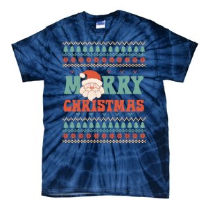 Cute Santa Merry Christmas Tie-Dye T-Shirt