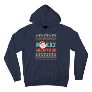 Cute Santa Merry Christmas Tall Hoodie