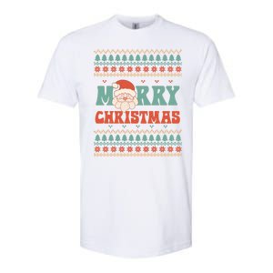 Cute Santa Merry Christmas Softstyle CVC T-Shirt