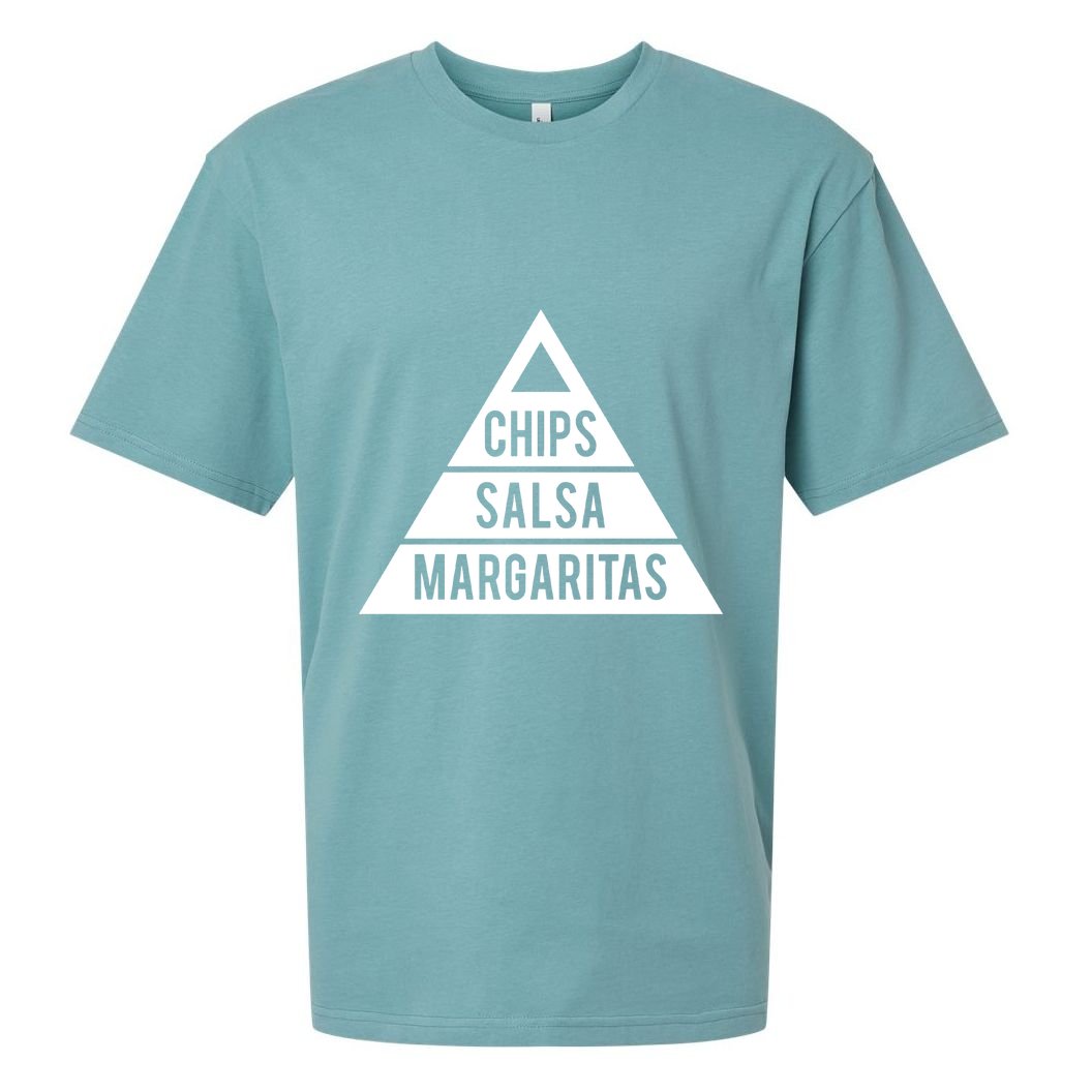 Chips Salsa Margaritas Sueded Cloud Jersey T-Shirt
