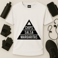 Chips Salsa Margaritas Cooling Performance Crew T-Shirt
