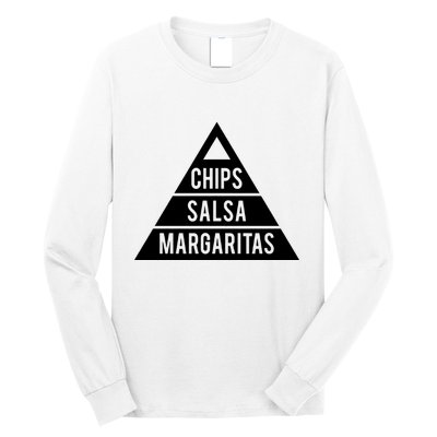 Chips Salsa Margaritas Long Sleeve Shirt