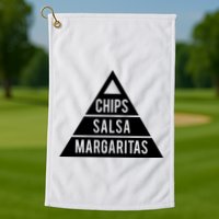 Chips Salsa Margaritas Golf Towel