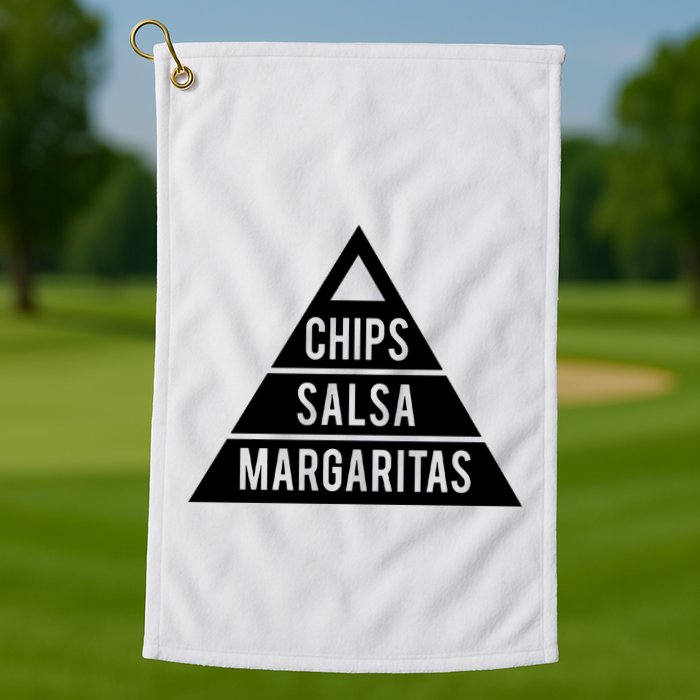 Chips Salsa Margaritas Golf Towel