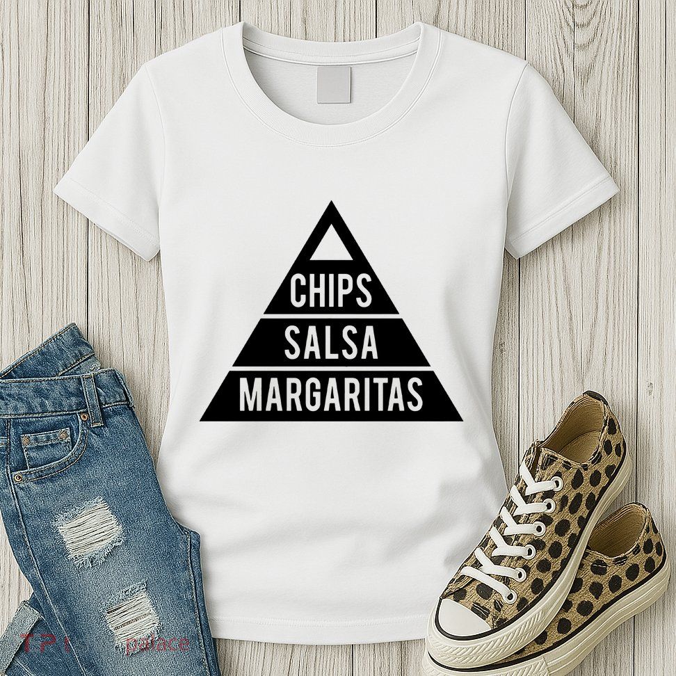 Chips Salsa Margaritas Womens T-Shirt