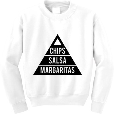 Chips Salsa Margaritas Kids Sweatshirt
