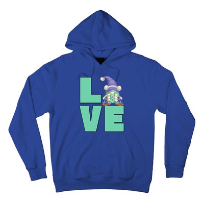 Cute Ski Mom Gnome Graphic And I Love Skiing Great Gift Hoodie