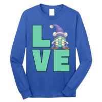 Cute Ski Mom Gnome Graphic And I Love Skiing Great Gift Long Sleeve Shirt