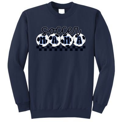 Checkered Soccer Mama Game Day Sweatshirt