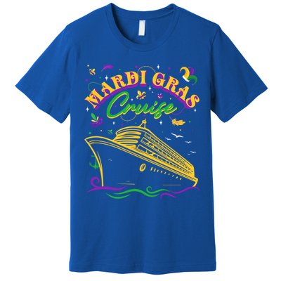 Cruise Ship Mardi Gras Ship Vacation Family Trip Gift Premium T-Shirt