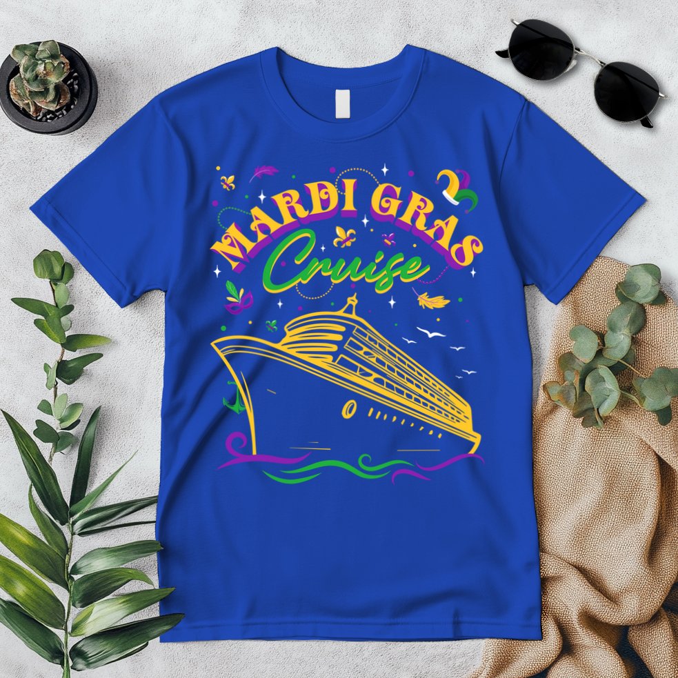 Cruise Ship Mardi Gras Ship Vacation Family Trip Gift Premium T-Shirt