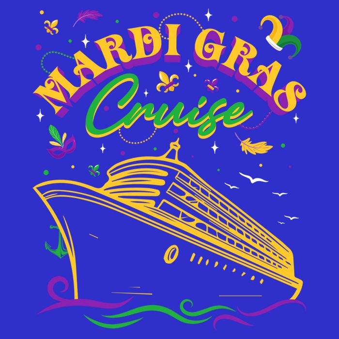 Cruise Ship Mardi Gras Ship Vacation Family Trip Gift Premium T-Shirt