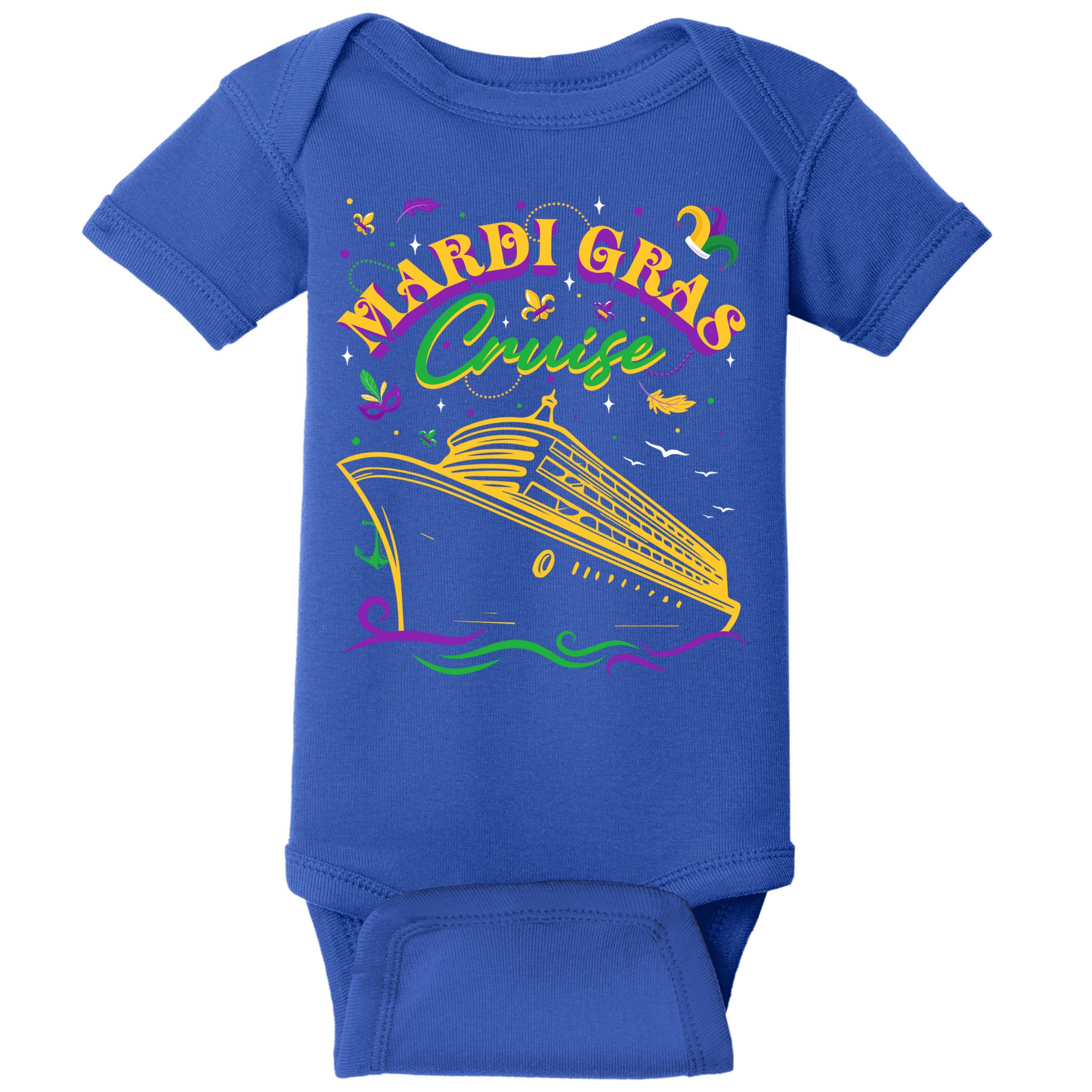 Cruise Ship Mardi Gras Ship Vacation Family Trip Gift Baby Bodysuit