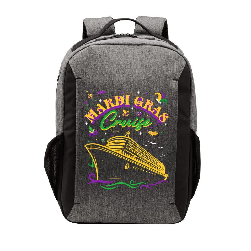 Cruise Ship Mardi Gras Ship Vacation Family Trip Gift Vector Backpack
