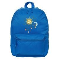 Celestial Sun Moon W Stars 90S Witch Whimsigoth Aesthetic Funny Gift 16 in Basic Backpack