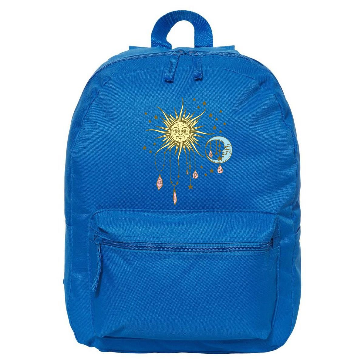 Celestial Sun Moon W Stars 90S Witch Whimsigoth Aesthetic Funny Gift 16 in Basic Backpack