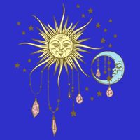 Celestial Sun Moon W Stars 90S Witch Whimsigoth Aesthetic Funny Gift 16 in Basic Backpack