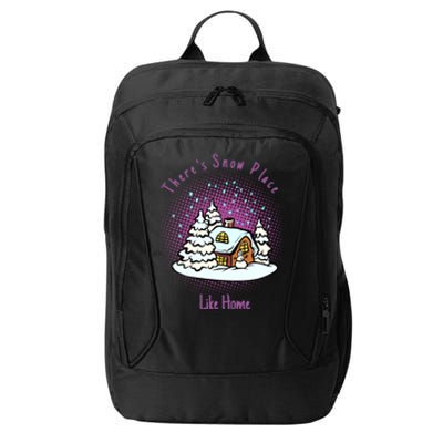 Cute Snow Meme Theres Snow Place Like Home Christmas Gift City Backpack