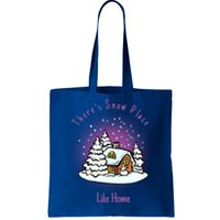 Cute Snow Meme Theres Snow Place Like Home Christmas Gift Tote Bag