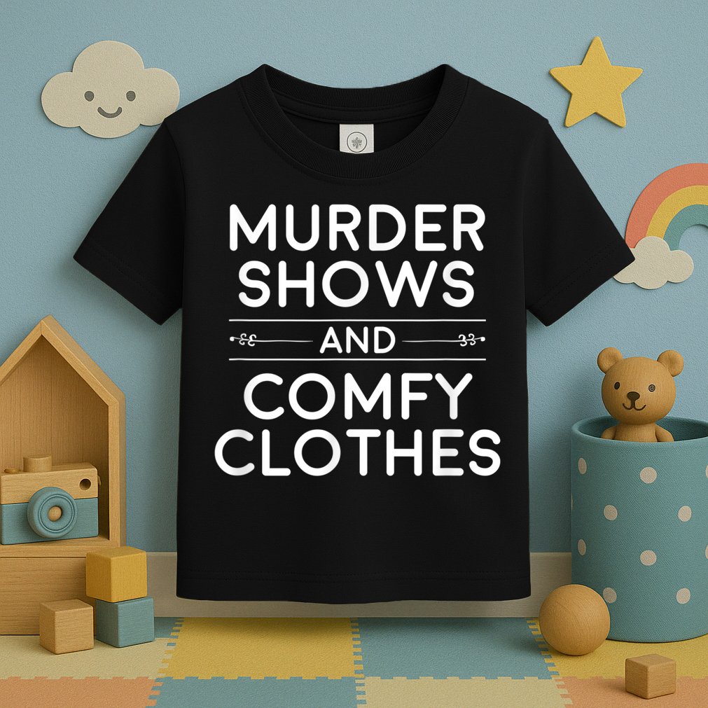 Crime Shows , Murder Shows And Comfy Clothes Toddler T-Shirt