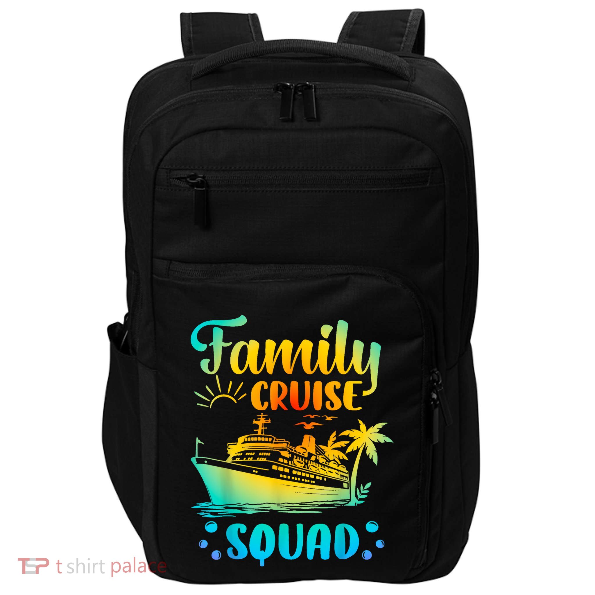 Cruise Squad Matching Family Group Fun Cruise Trips Impact Tech Backpack