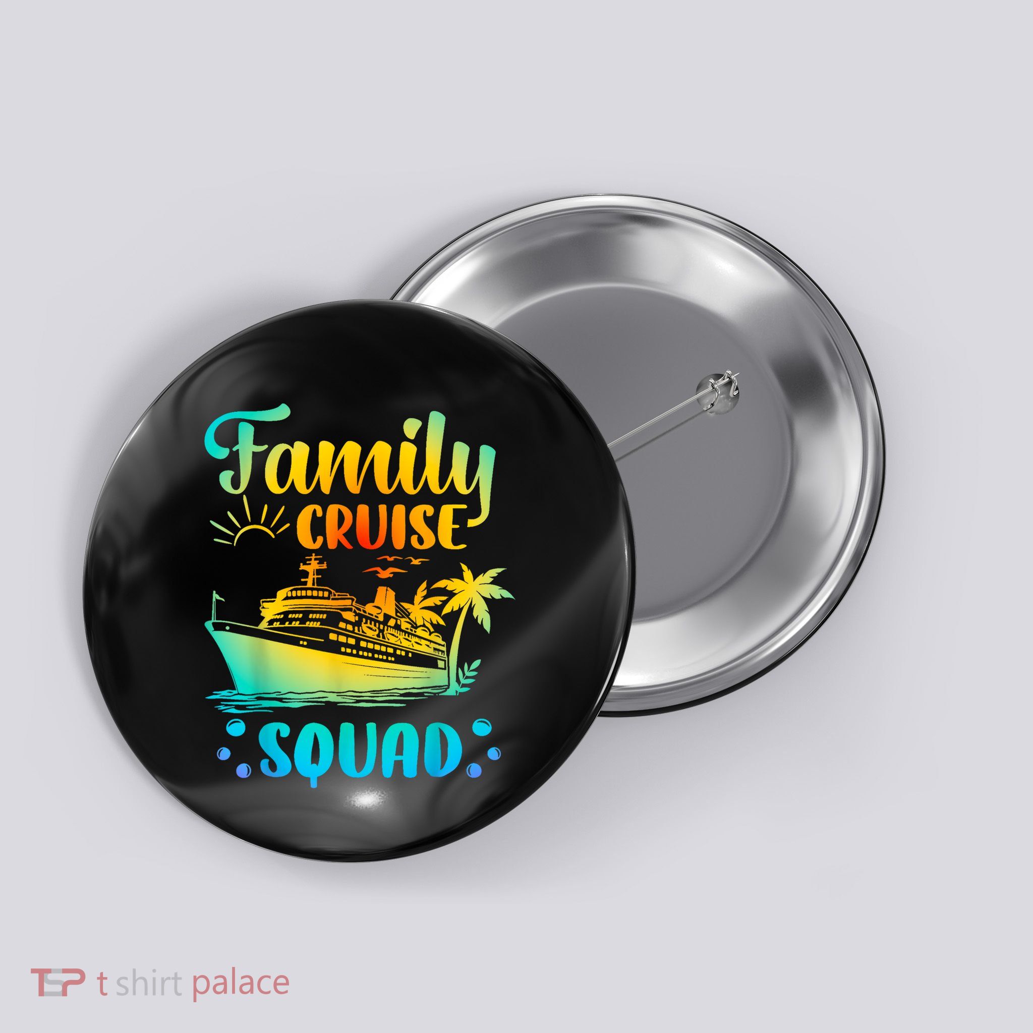 Cruise Squad Matching Family Group Fun Cruise Trips Button