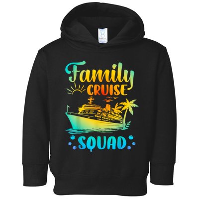 Cruise Squad Matching Family Group Fun Cruise Trips Toddler Hoodie