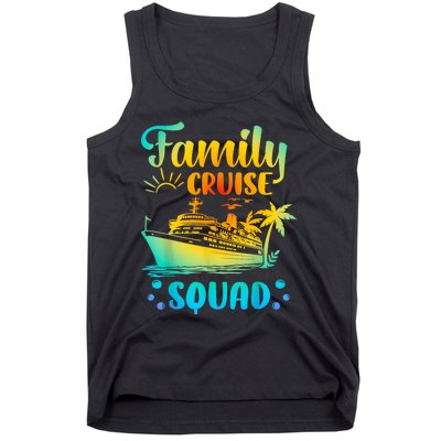 Cruise Squad Matching Family Group Fun Cruise Trips Tank Top