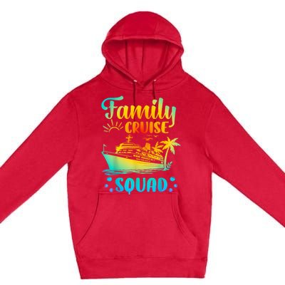 Cruise Squad Matching Family Group Fun Cruise Trips Premium Pullover Hoodie