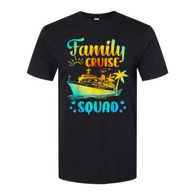 Cruise Squad Matching Family Group Fun Cruise Trips Softstyle CVC T-Shirt