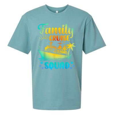 Cruise Squad Matching Family Group Fun Cruise Trips Sueded Cloud Jersey T-Shirt